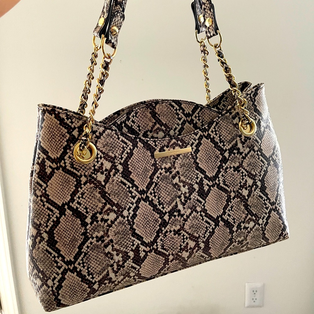 Jessica Simpson faux Snakeskin handbag